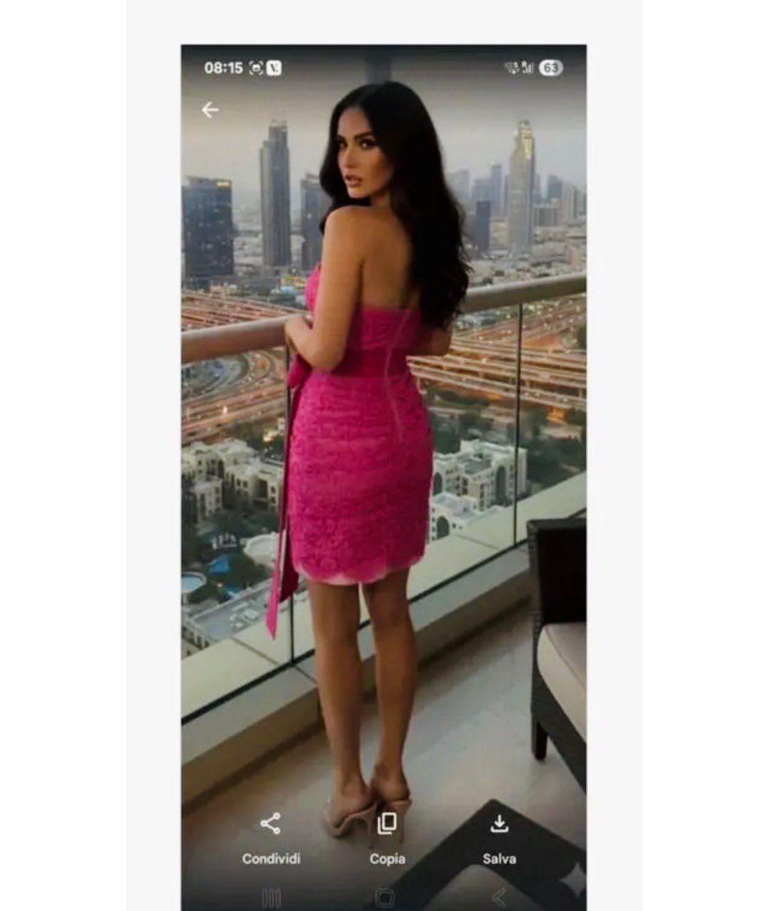 DOLCE&GABBANA Фуксия коктейльное платье, фото 3