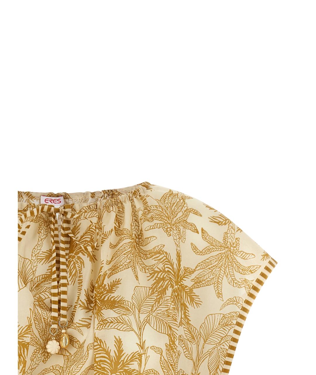 Eres Бежевая хлопковая рубашка, фото 3