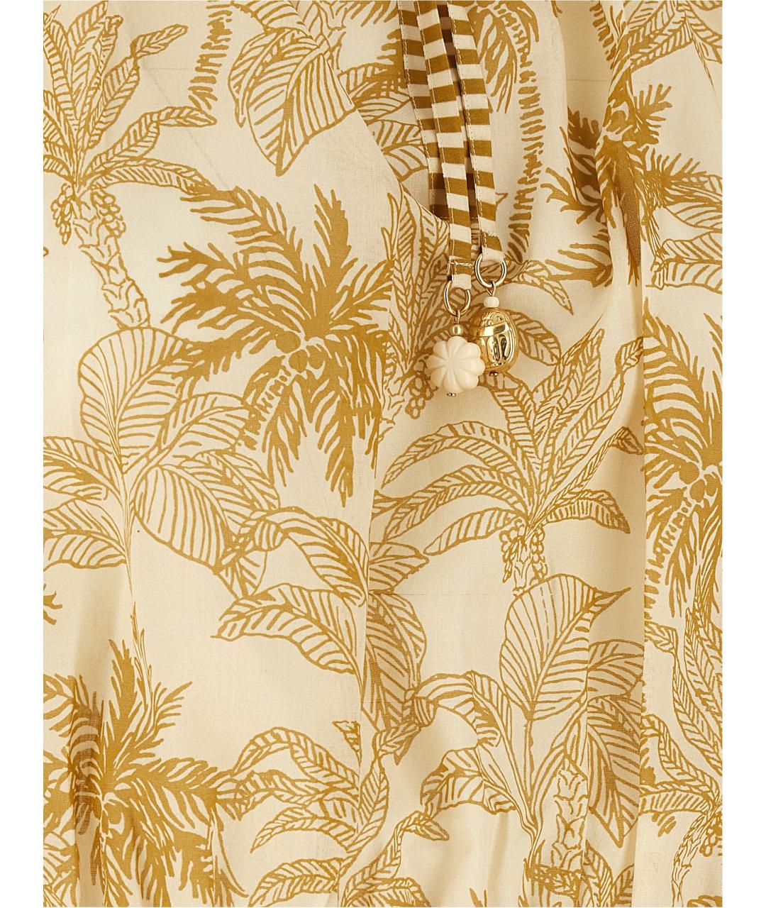 Eres Бежевая хлопковая рубашка, фото 4