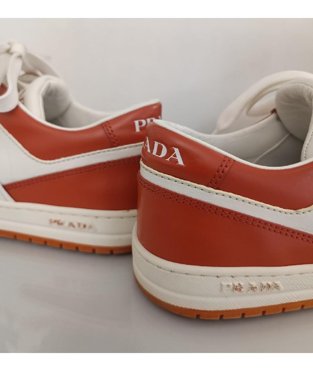 PRADA Мульти кожаные кеды, фото 7