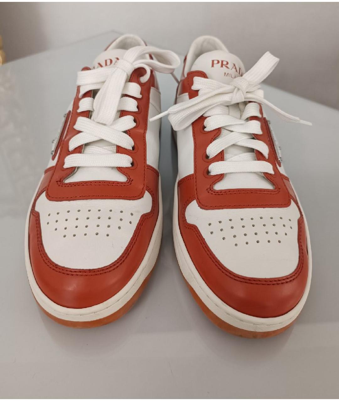 PRADA Мульти кожаные кеды, фото 2