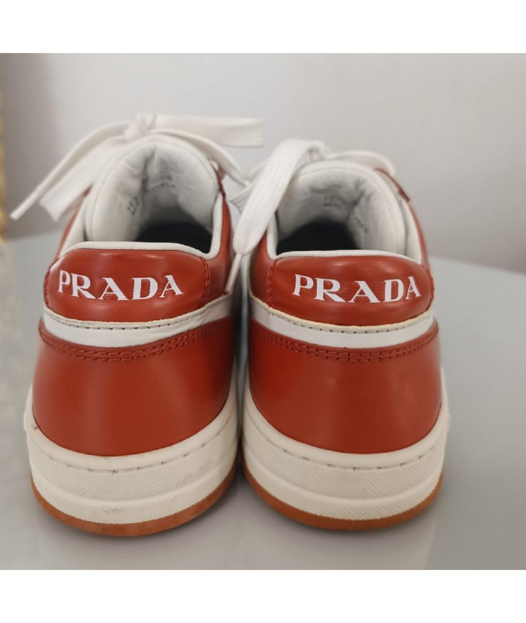 PRADA Мульти кожаные кеды, фото 4