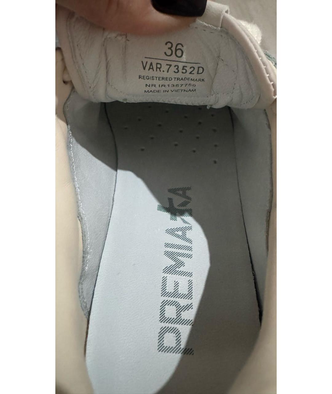 PREMIATA Бирюзовые текстильные кроссовки, фото 4