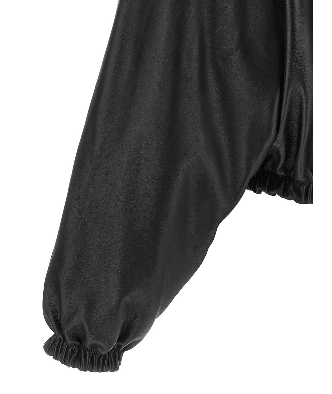 BALENCIAGA Черная кожаная куртка, фото 3