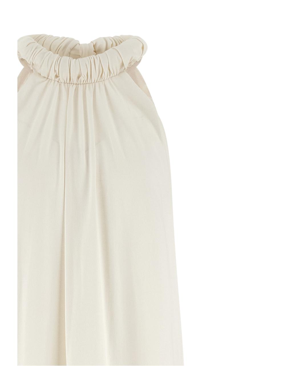 NUDE Белое хлопковое повседневное платье, фото 3