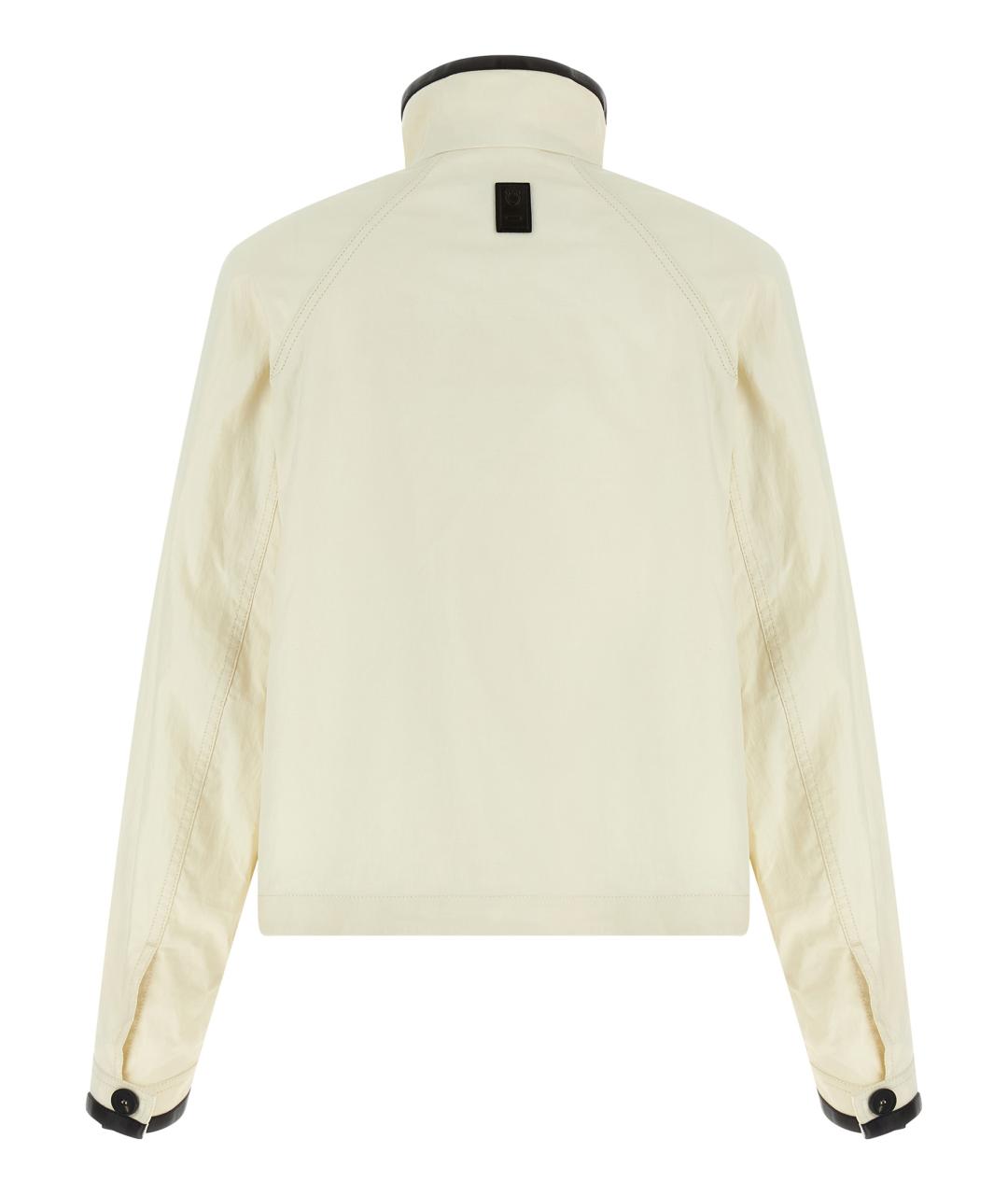 FERRAGAMO Белая льняная куртка, фото 2