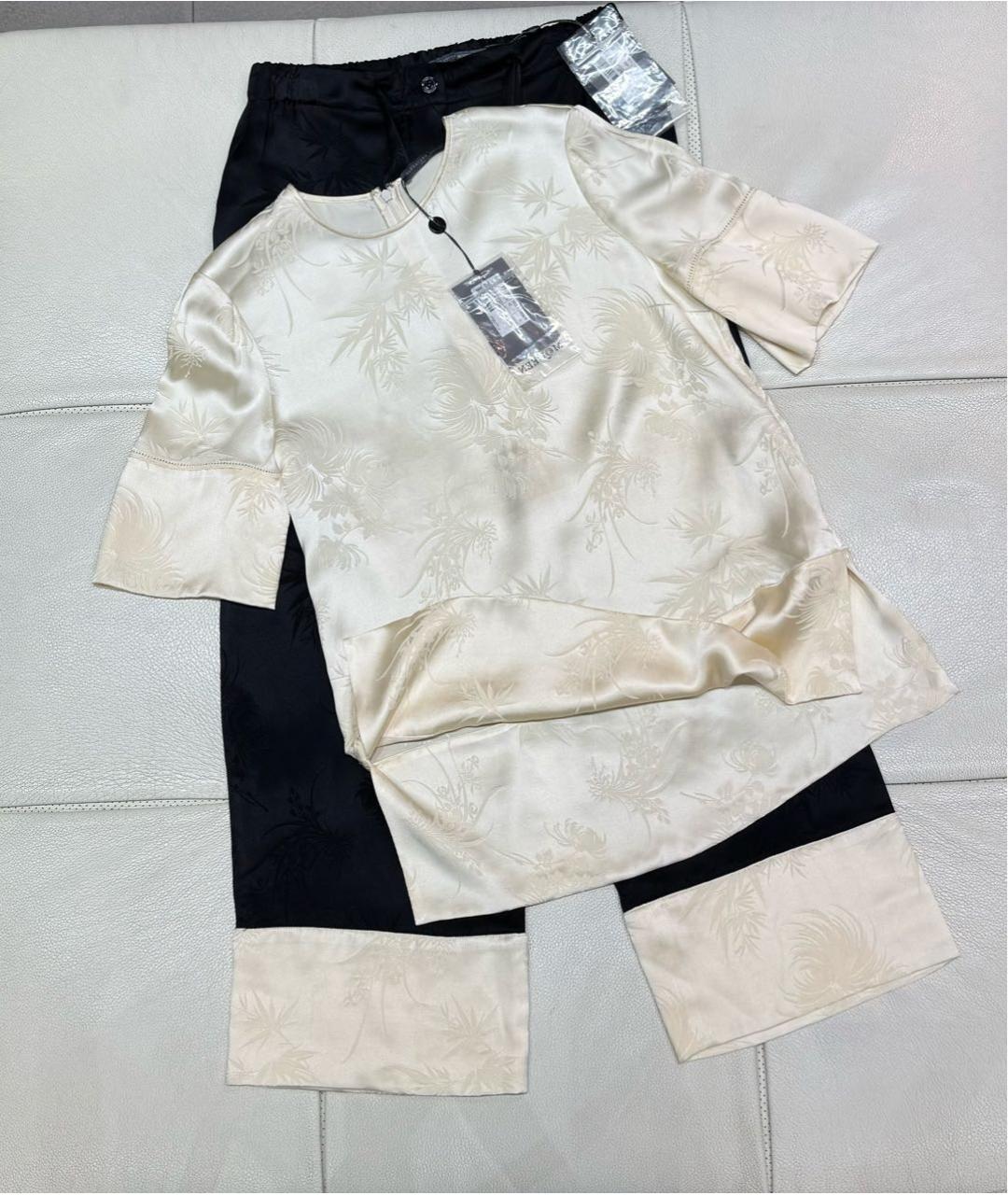 ALEXANDER MCQUEEN Мульти шелковый костюм с брюками, фото 7