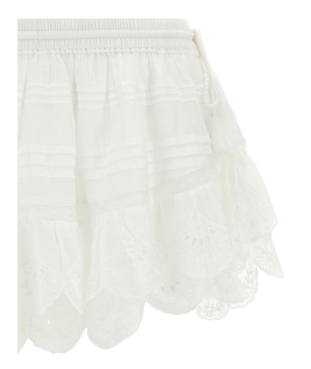 ISABEL MARANT ETOILE Белые хлопковые шорты, фото 3