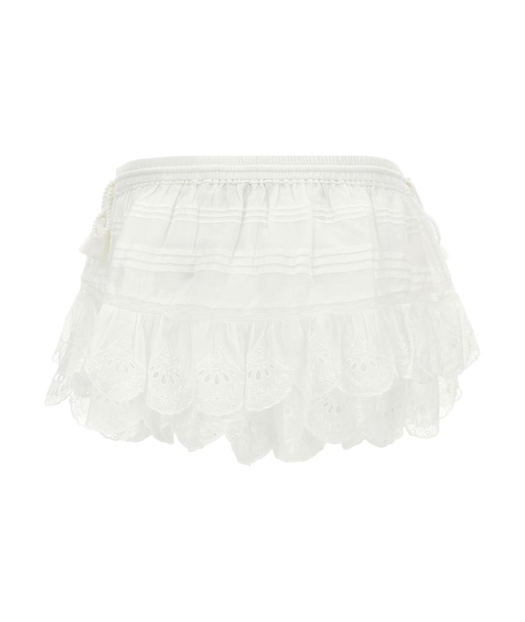 ISABEL MARANT ETOILE Белые хлопковые шорты, фото 2