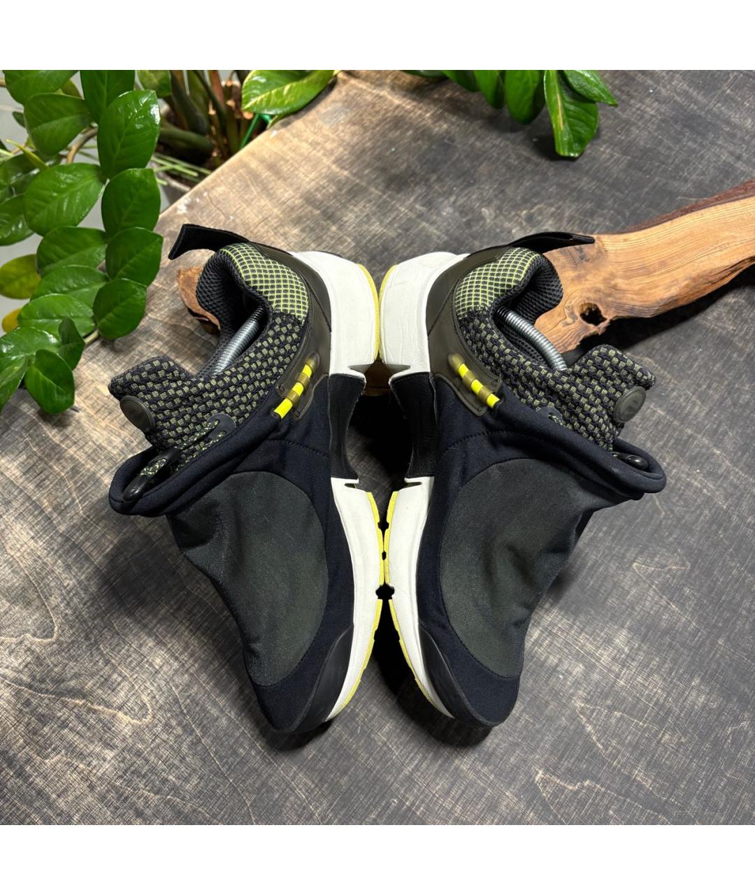 COMME DES GARÇONS Черные синтетические низкие кроссовки / кеды, фото 4