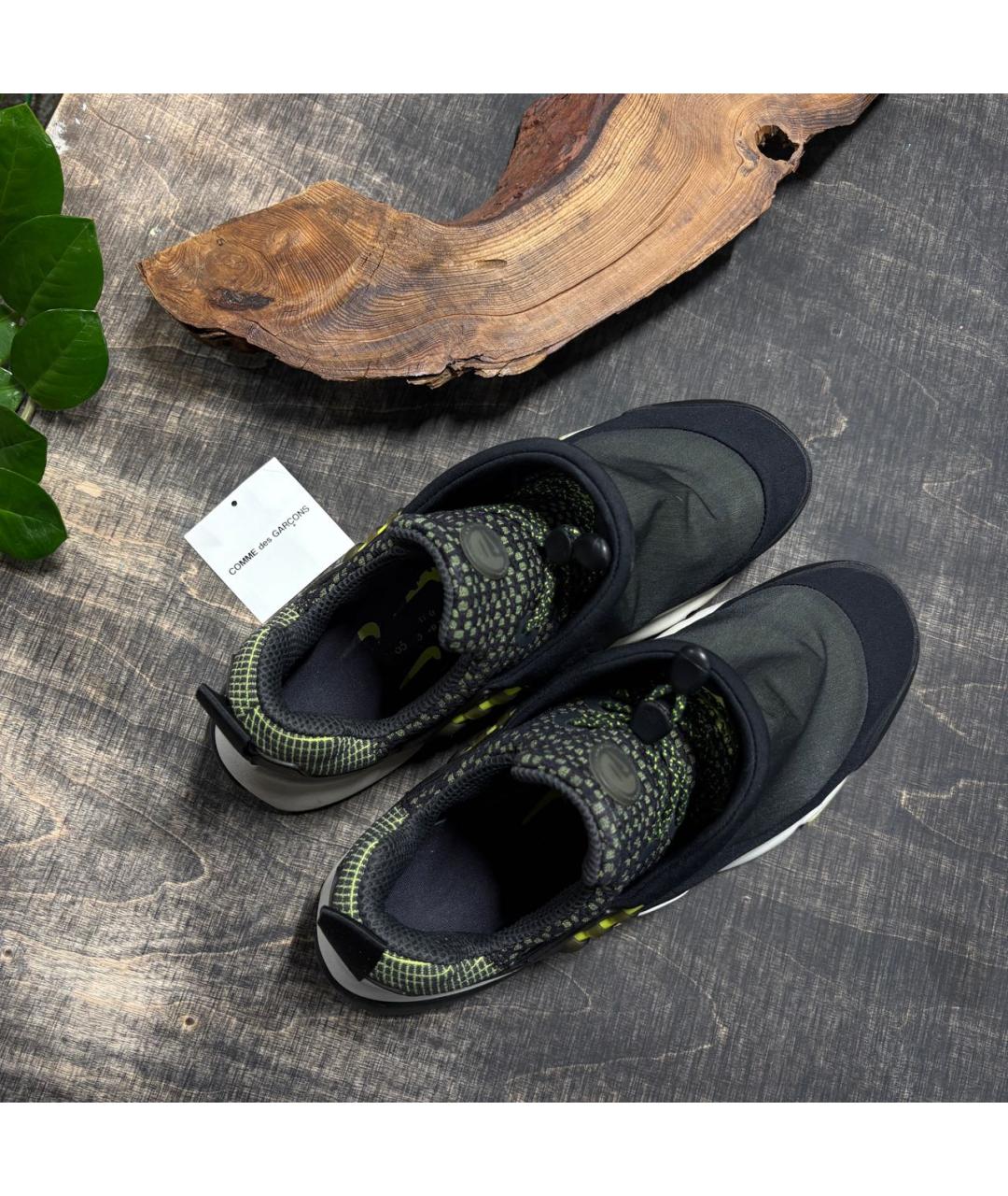 COMME DES GARÇONS Черные синтетические низкие кроссовки / кеды, фото 5