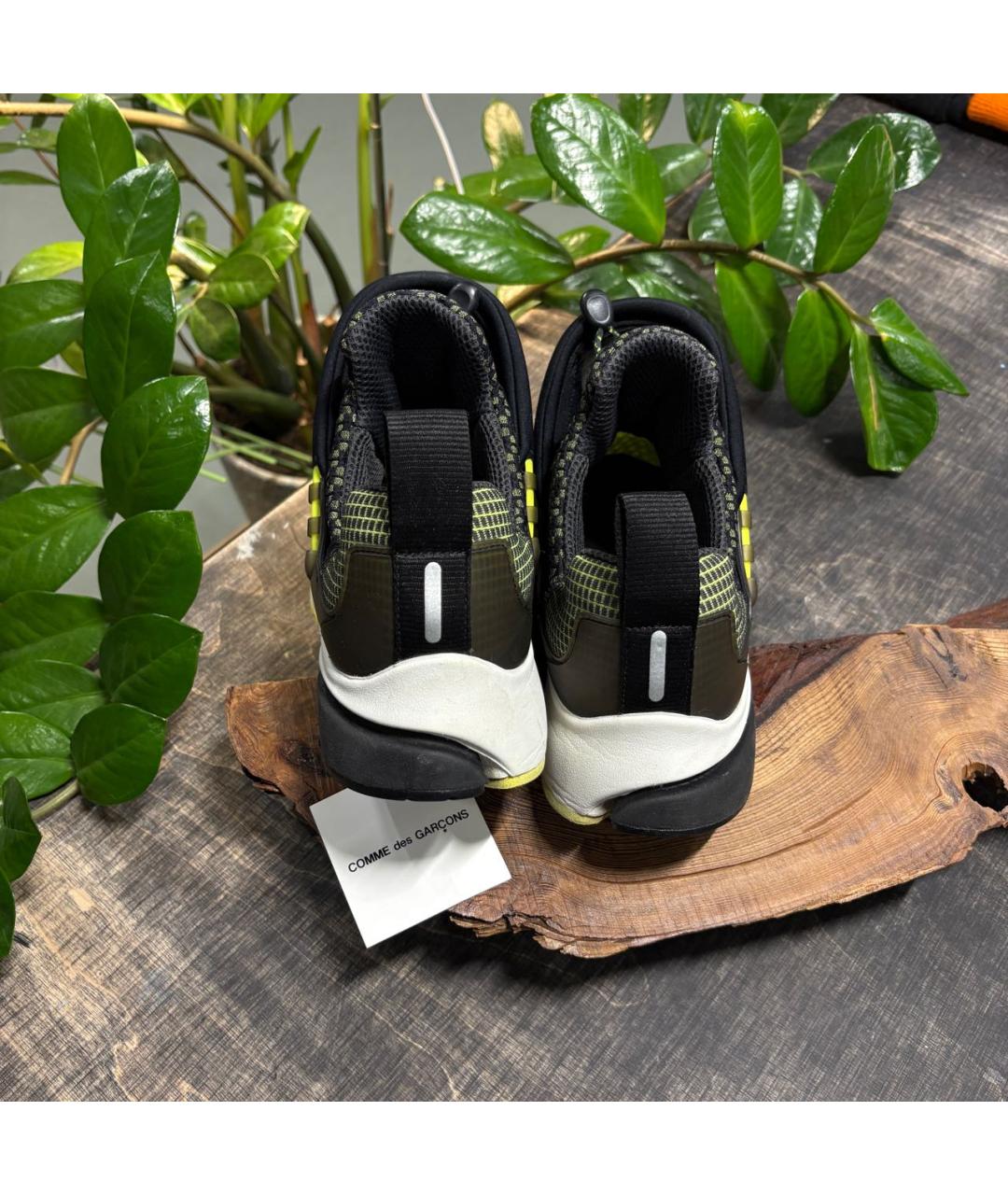 COMME DES GARÇONS Черные синтетические низкие кроссовки / кеды, фото 6