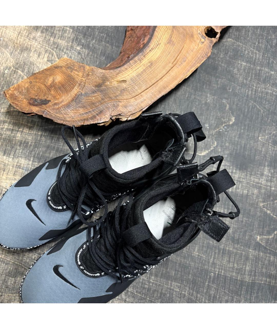ACRONYM® Черные синтетические высокие кроссовки / кеды, фото 6