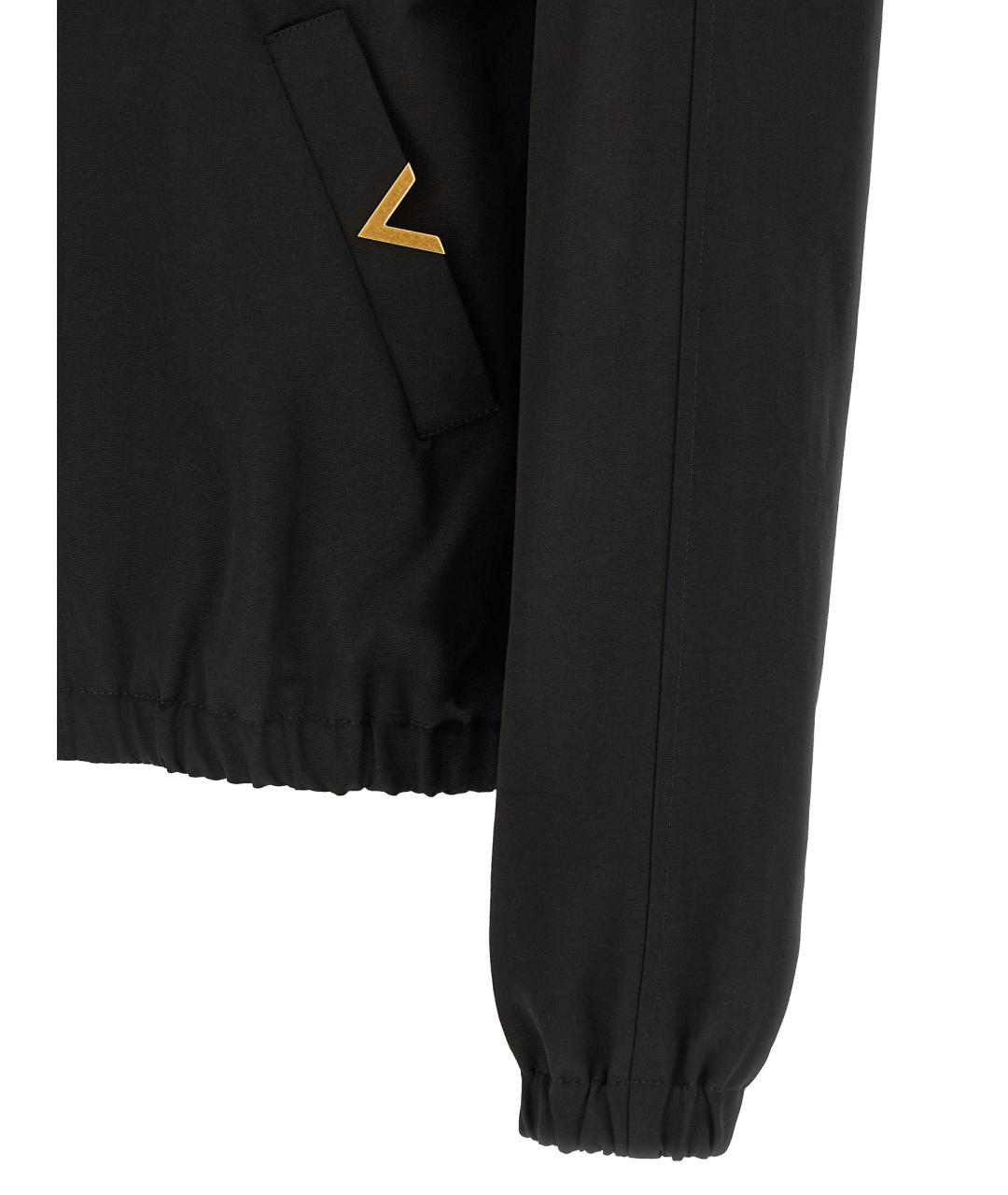 VALENTINO Черная хлопковая куртка, фото 4