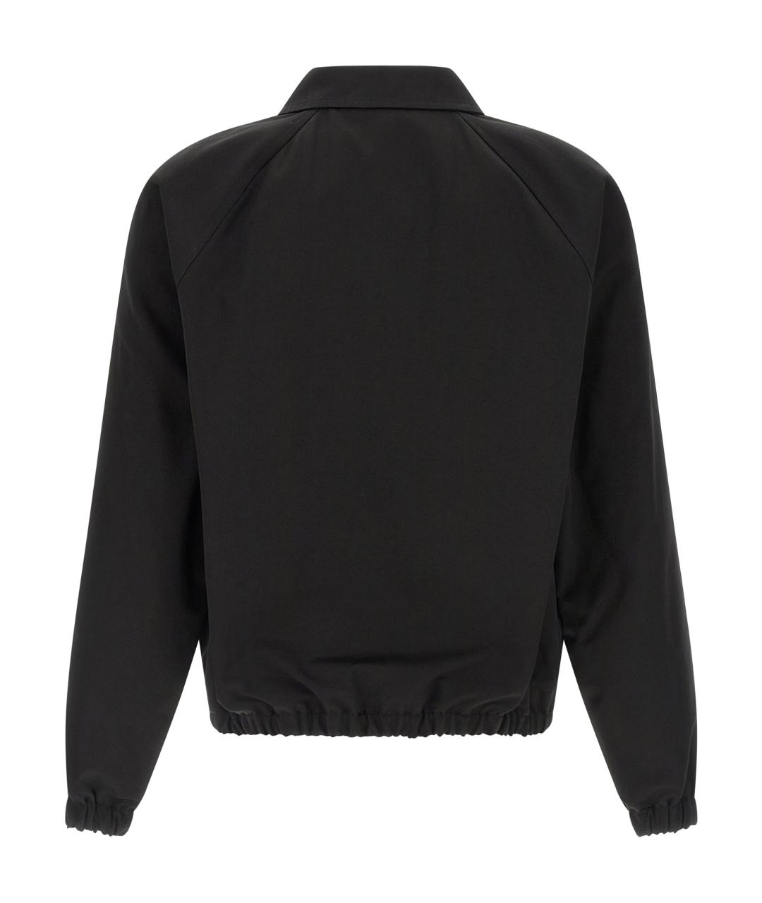 VALENTINO Черная хлопковая куртка, фото 2