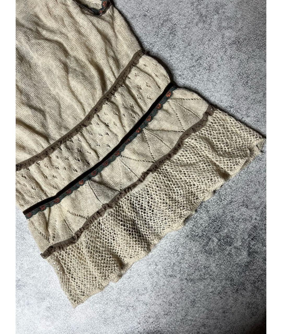 SPORT MAX CODE Бежевая шерстяная жилетка, фото 6