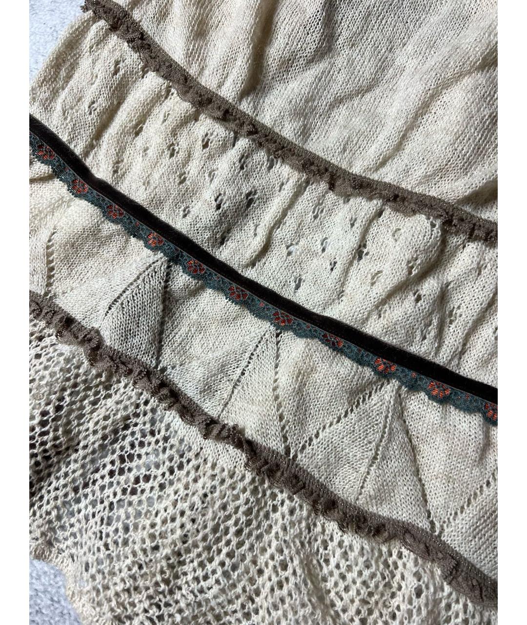 SPORT MAX CODE Бежевая шерстяная жилетка, фото 7