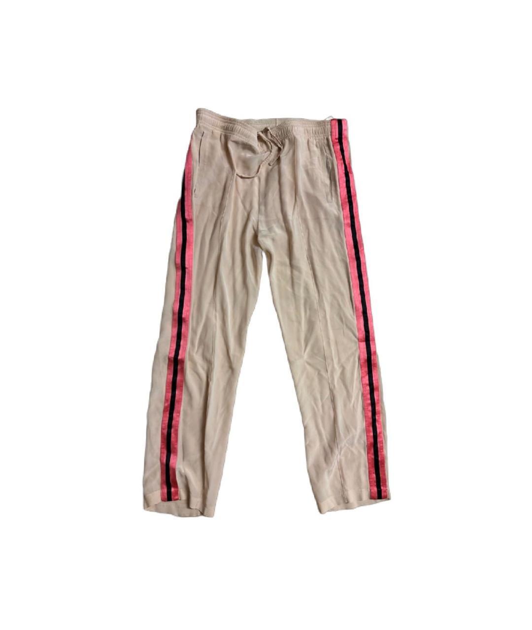 GUCCI Розовые вискозные спортивные брюки и шорты, фото 3