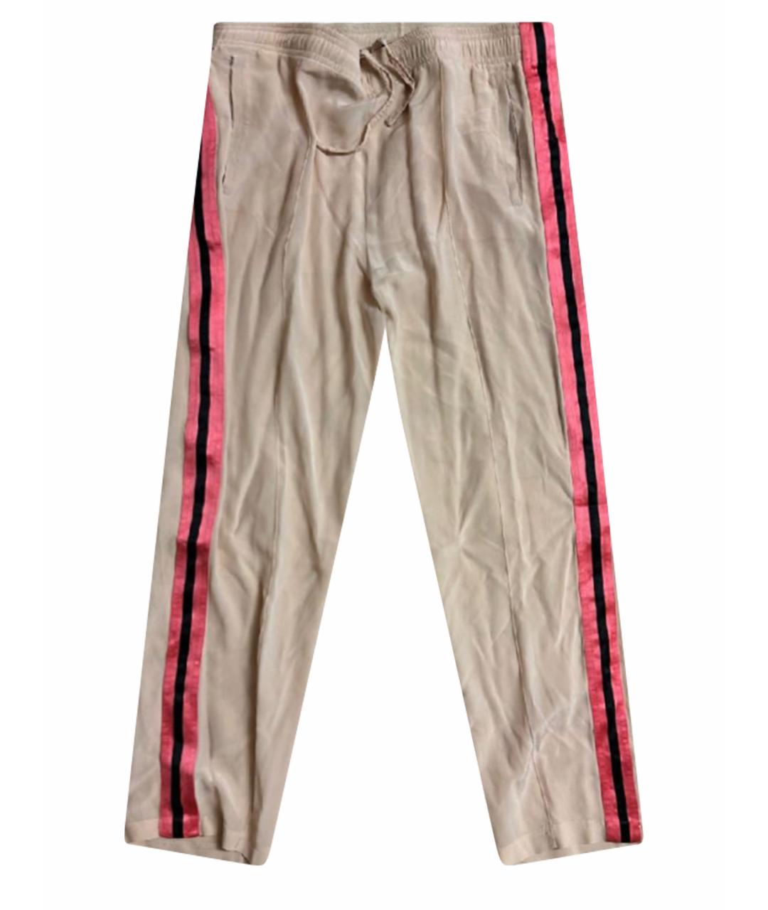 GUCCI Розовые вискозные спортивные брюки и шорты, фото 1