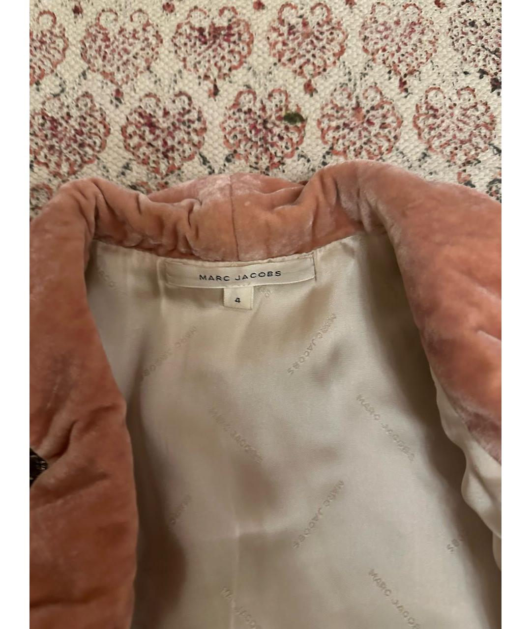 MARC JACOBS Антрацитовый твидовый жакет/пиджак, фото 4