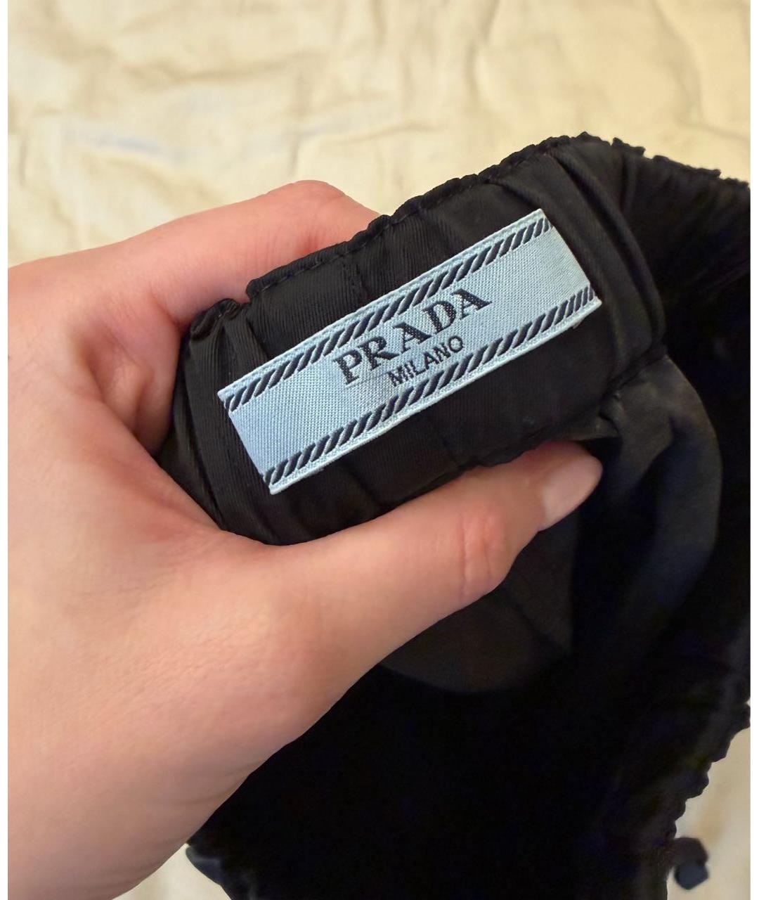 PRADA Черные шорты, фото 5