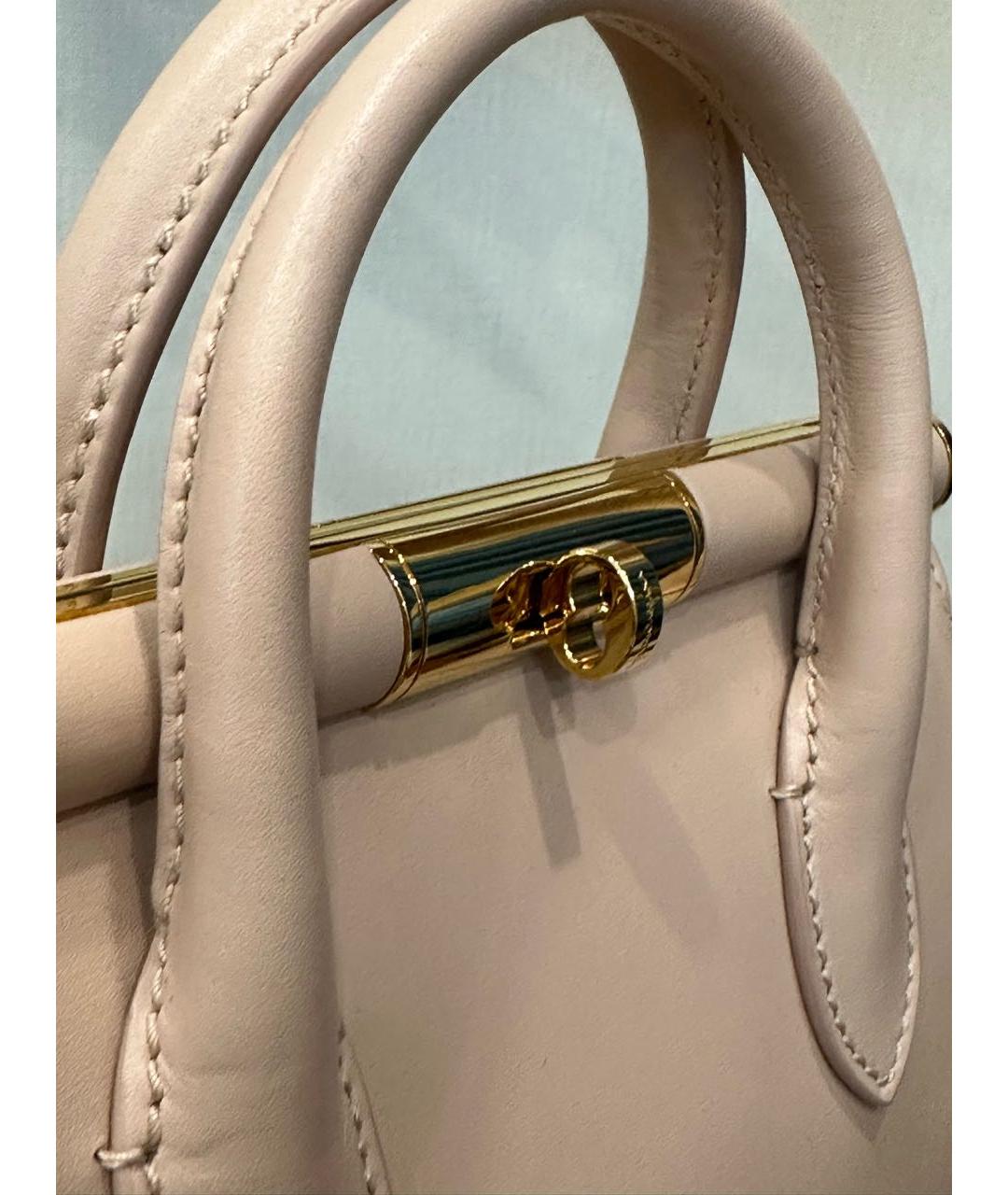 DOLCE&GABBANA Розовая кожаная сумка тоут, фото 7