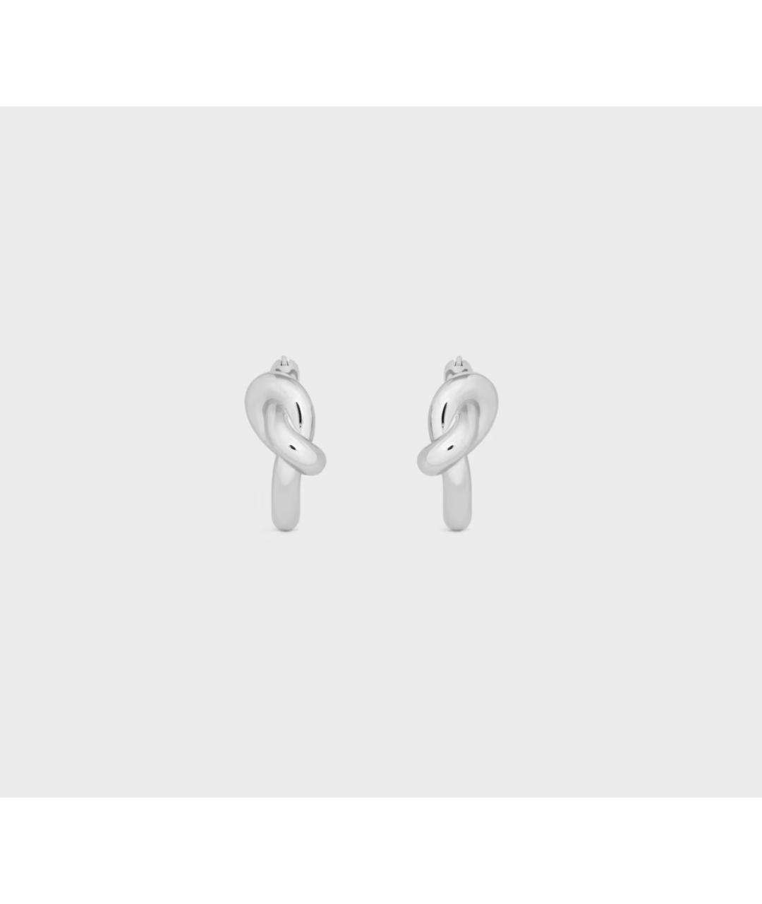 CELINE Серебряные латунные серьги, фото 3