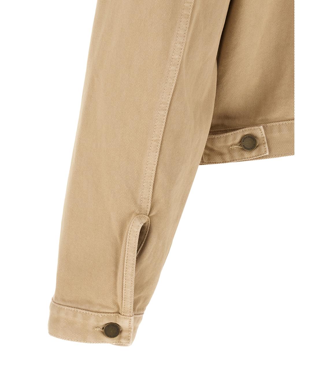 entire studios Бежевая хлопковая куртка, фото 4