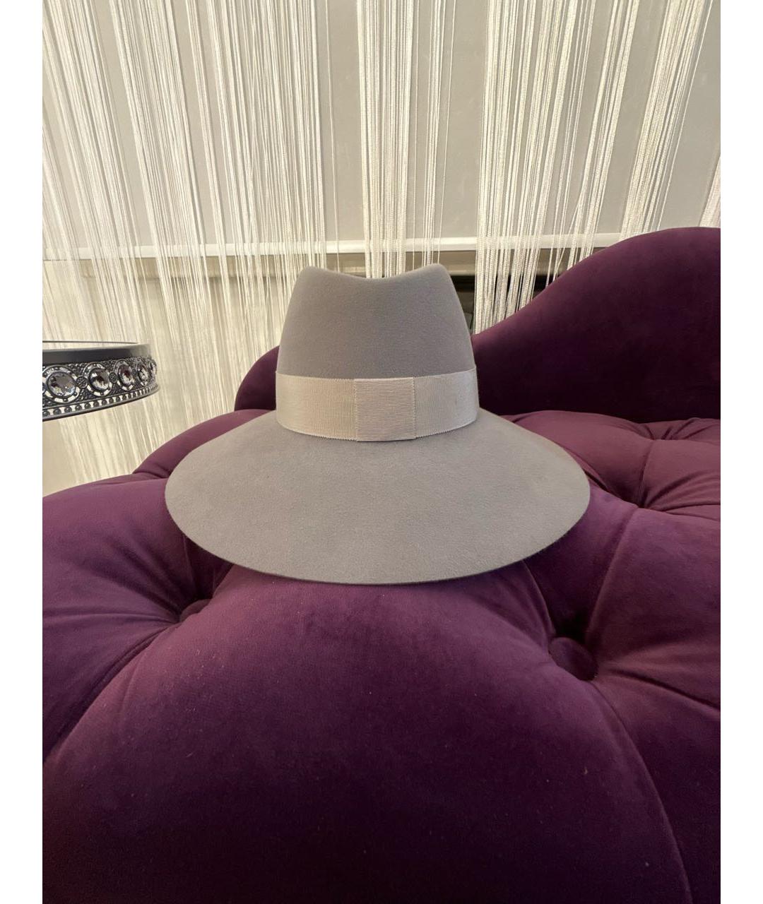 MAISON MICHEL Серая шерстяная шляпа, фото 3