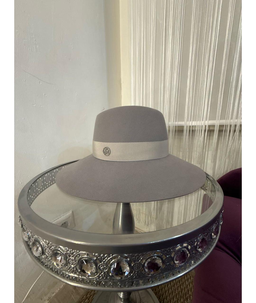 MAISON MICHEL Серая шерстяная шляпа, фото 5