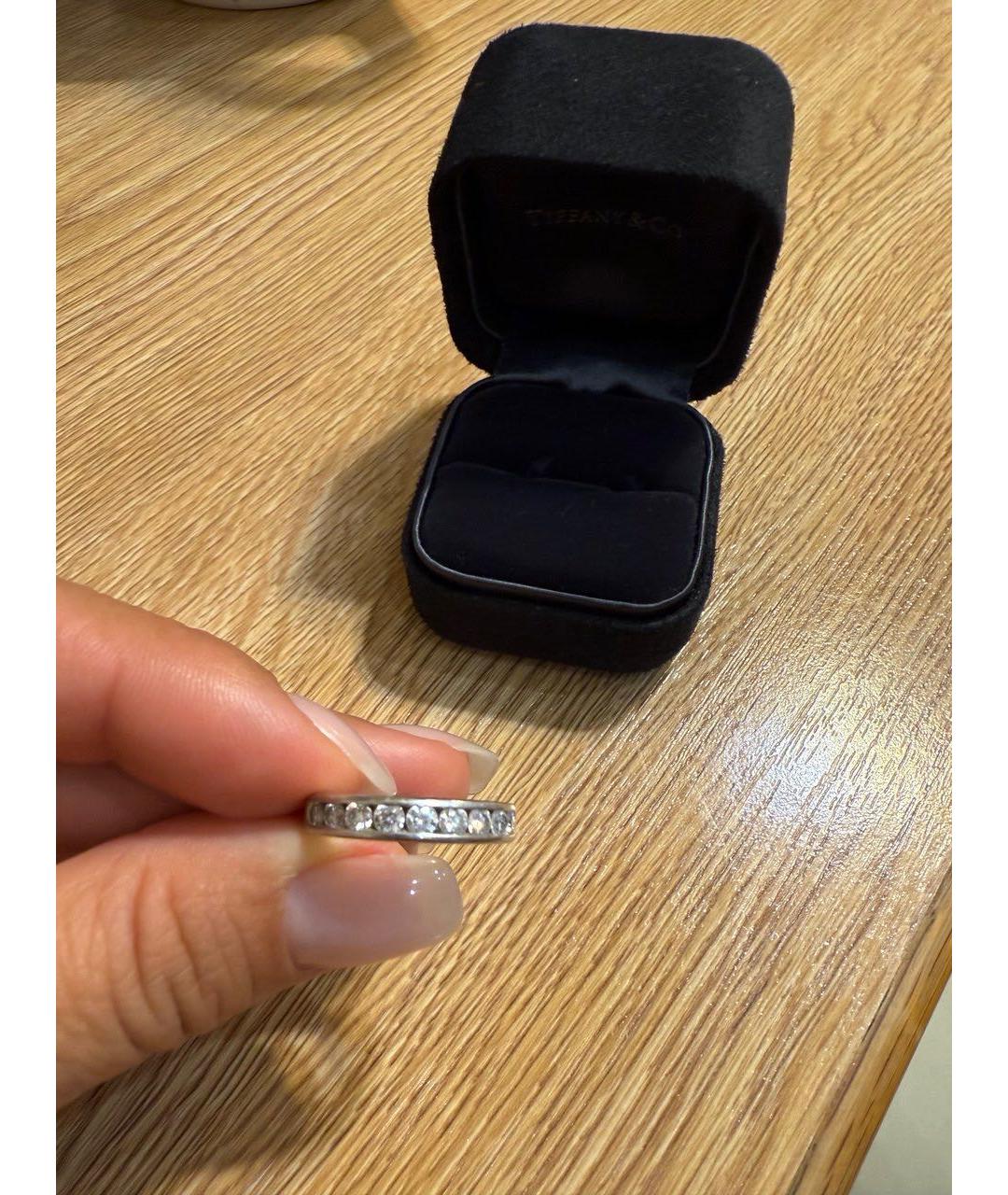 TIFFANY&CO Серебряное платиновое кольцо, фото 3