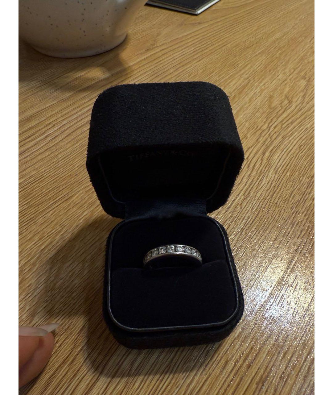 TIFFANY&CO Серебряное платиновое кольцо, фото 2