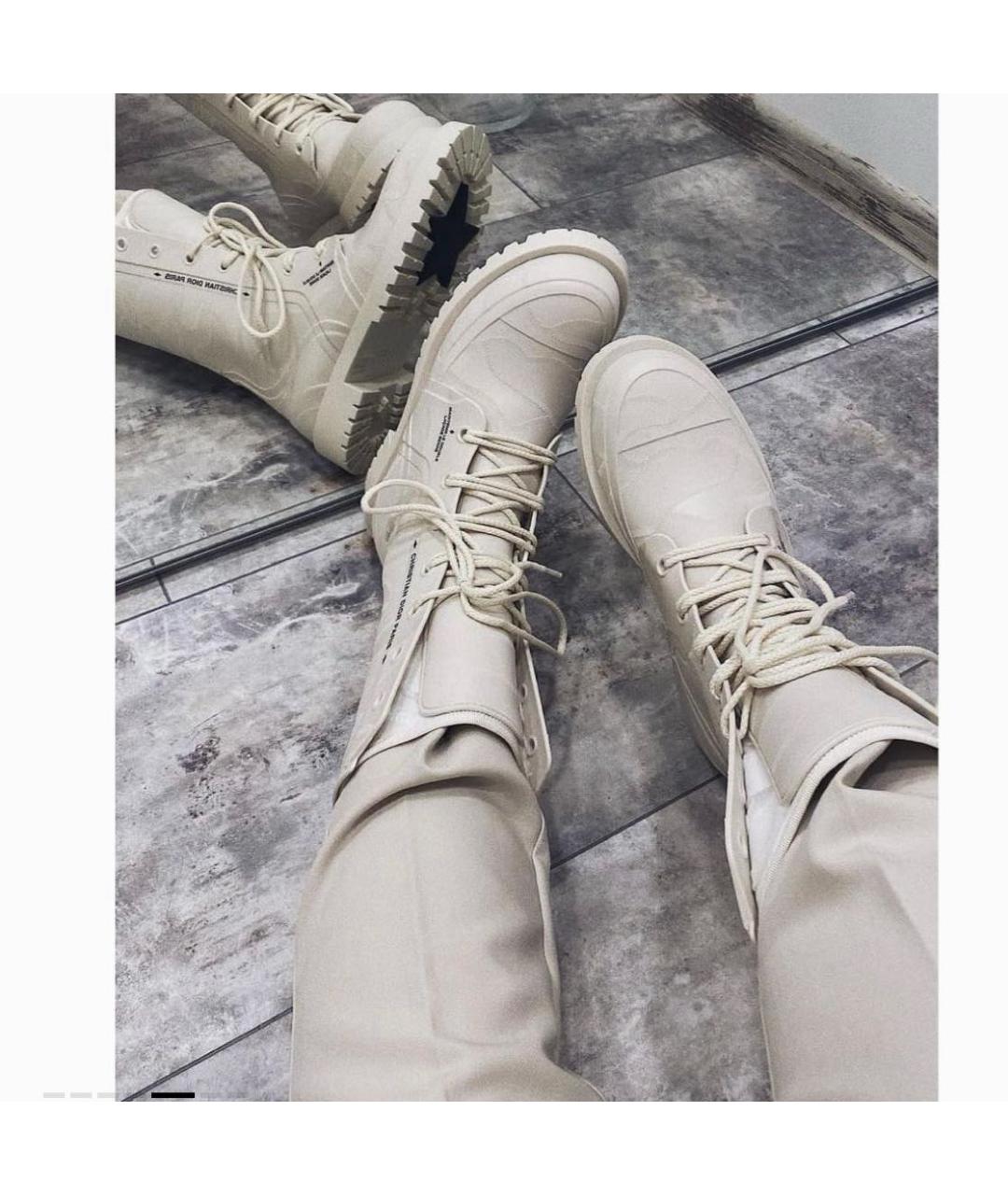 CHRISTIAN DIOR Белые ботинки, фото 5