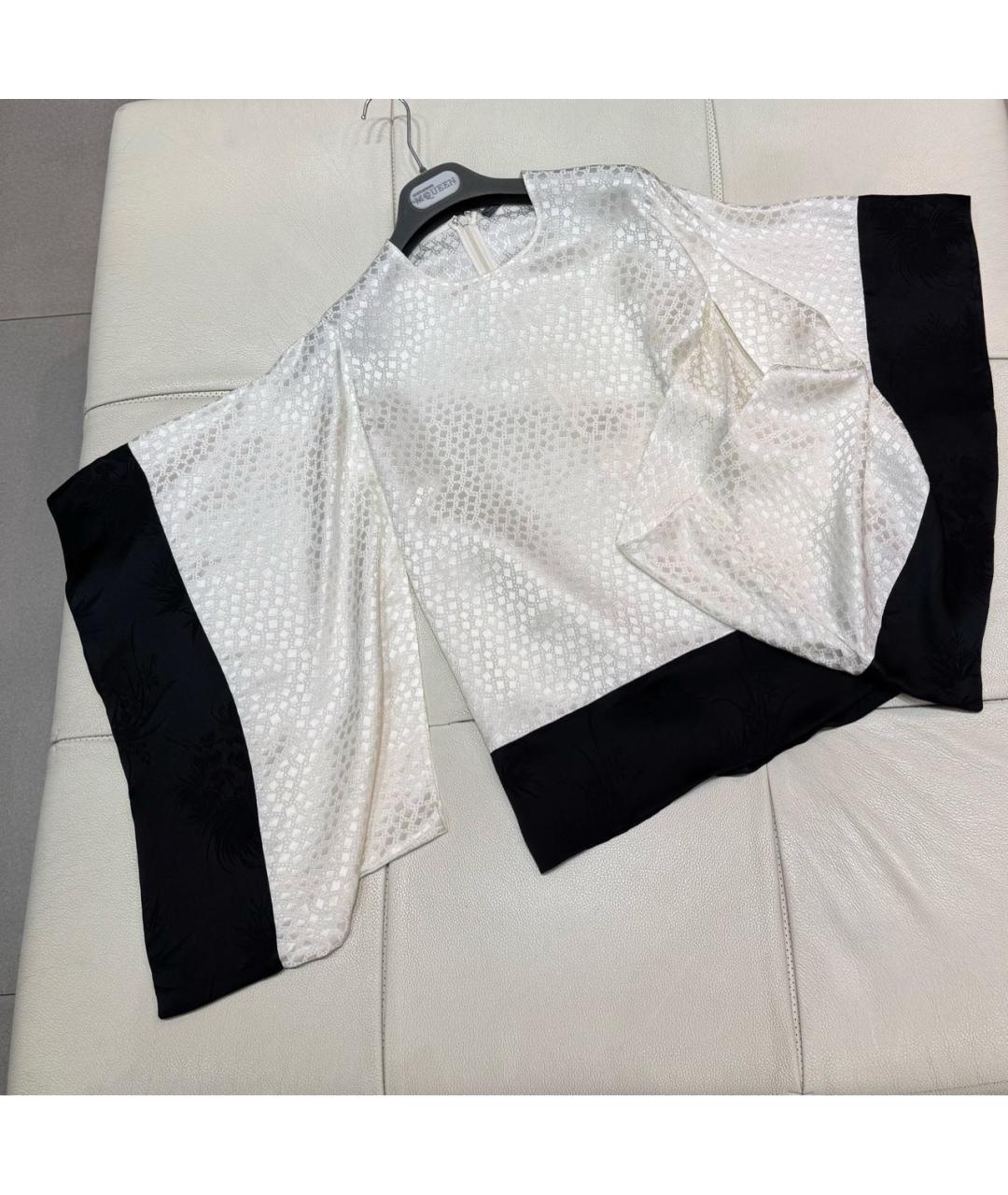 ALEXANDER MCQUEEN Бежевый вискозный костюм с брюками, фото 4