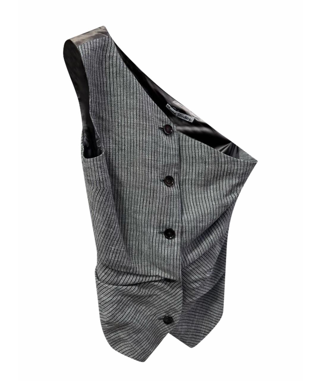 ACNE STUDIOS Бежевый льняной жилет, фото 1