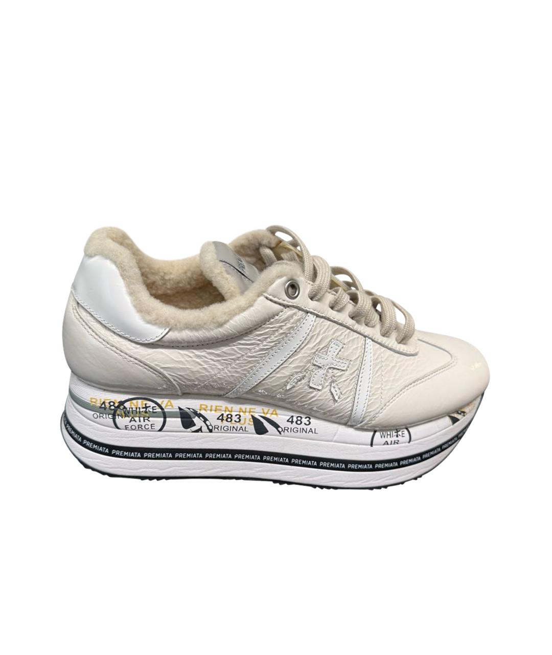 PREMIATA Белые кроссовки, фото 1