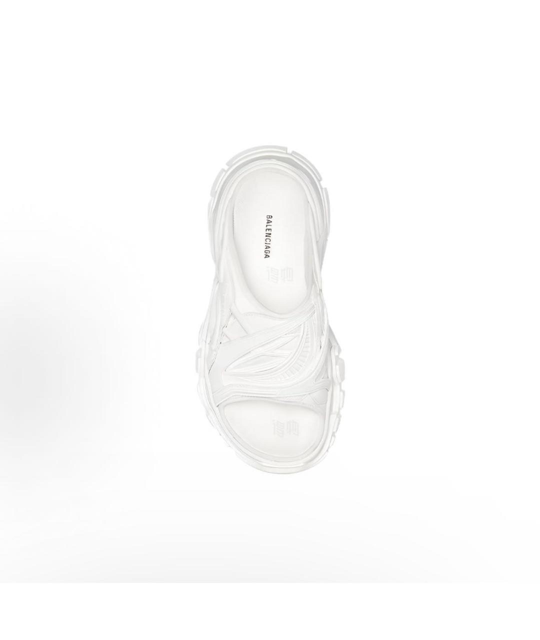 BALENCIAGA Белые резиновые сандалии, фото 3