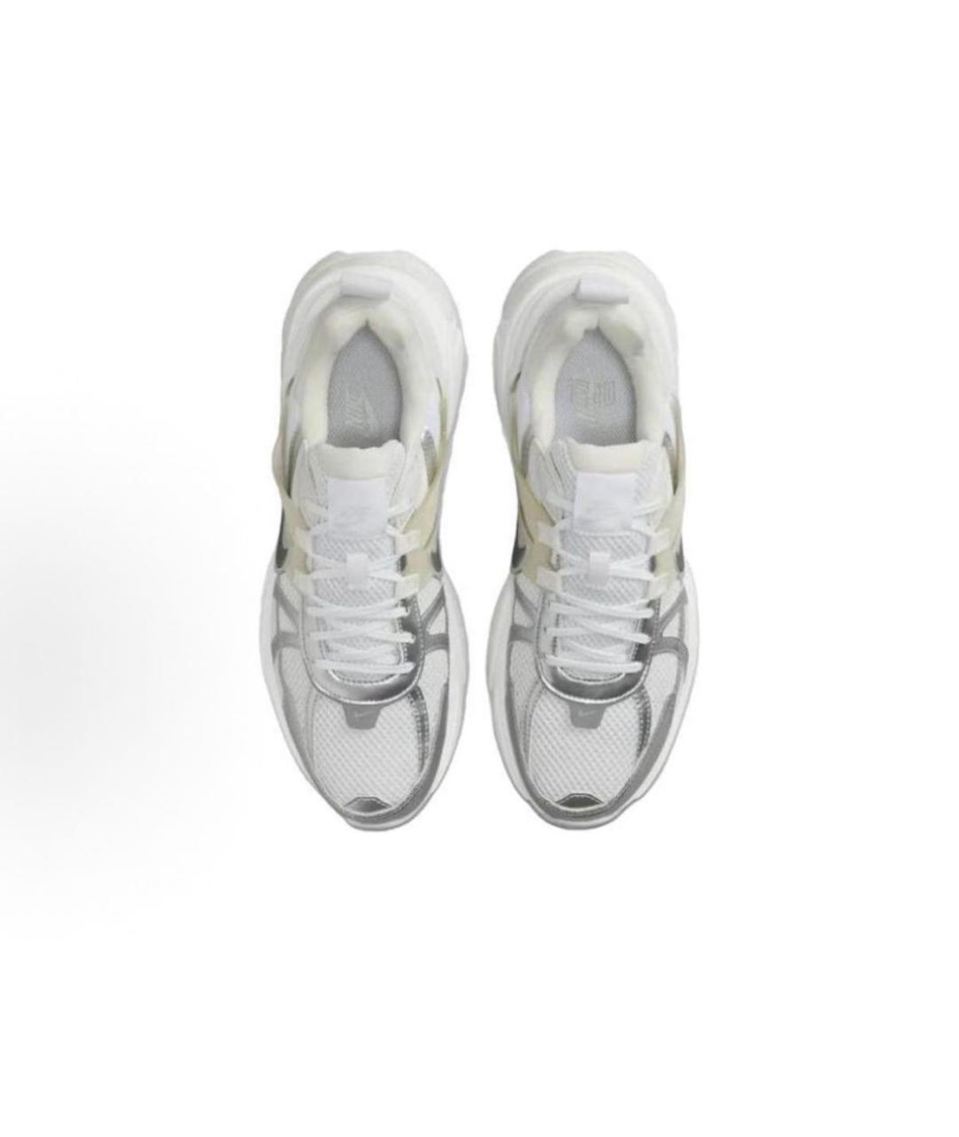 NIKE Серебряные текстильные кроссовки, фото 4