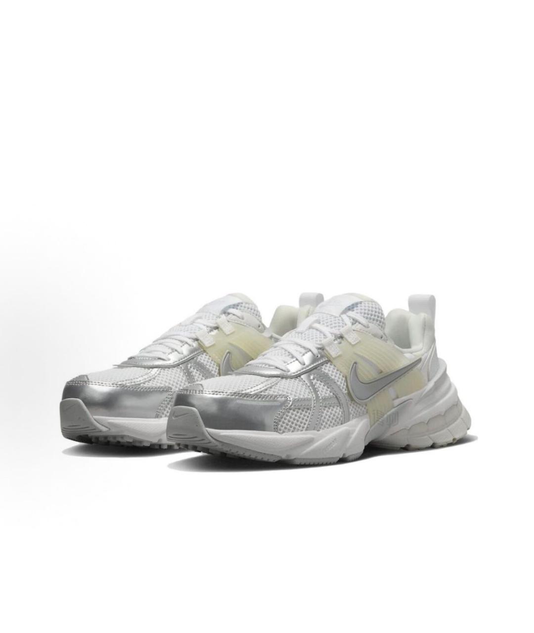 NIKE Серебряные текстильные кроссовки, фото 3