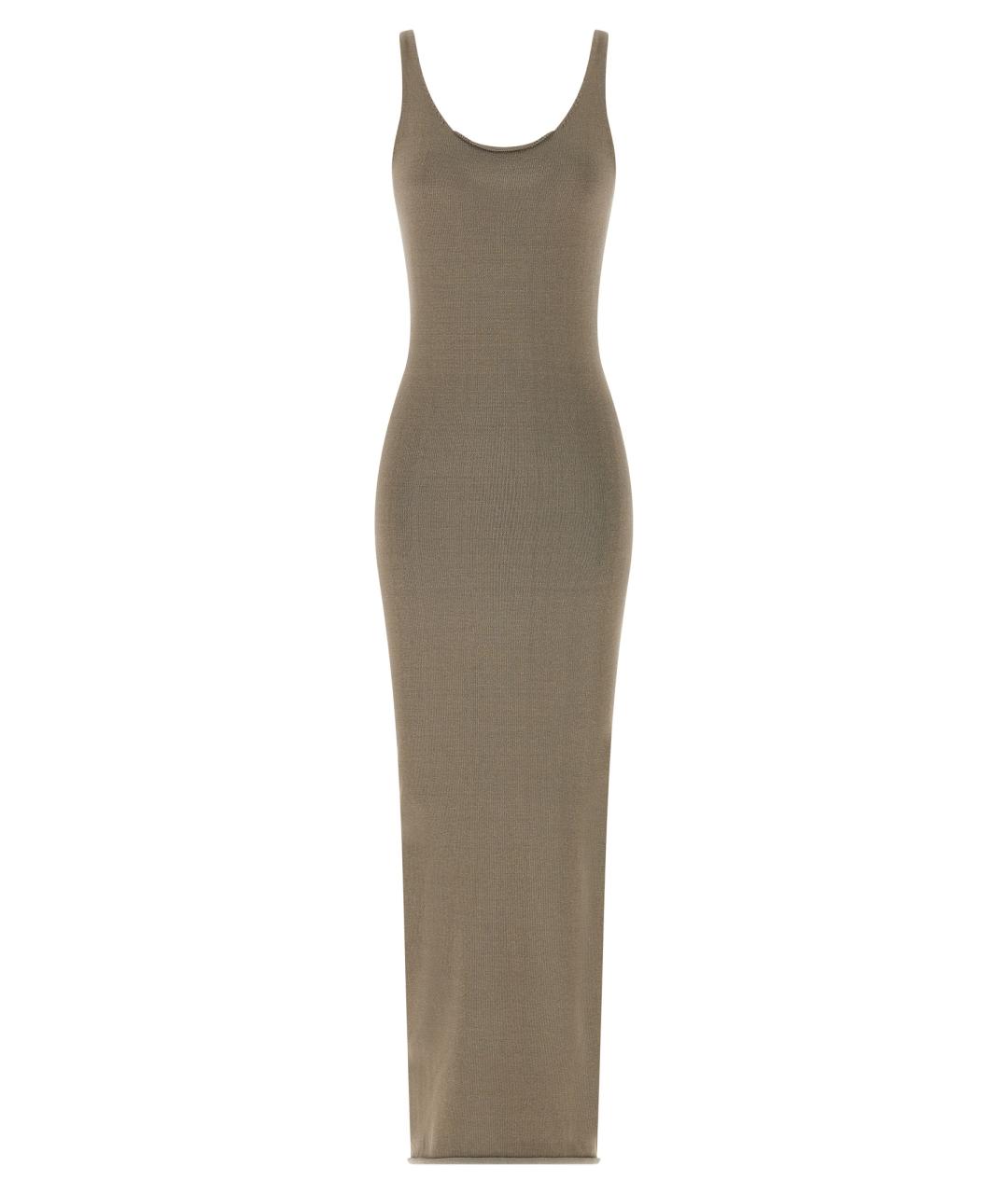 entire studios Бежевое хлопковое коктейльное платье, фото 1