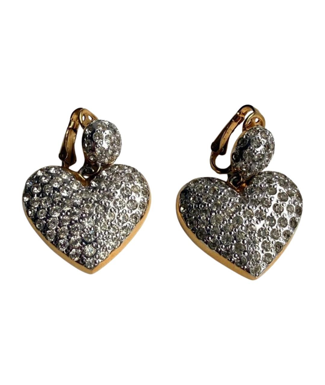 VALENTINO Золотые металлические клипсы, фото 1