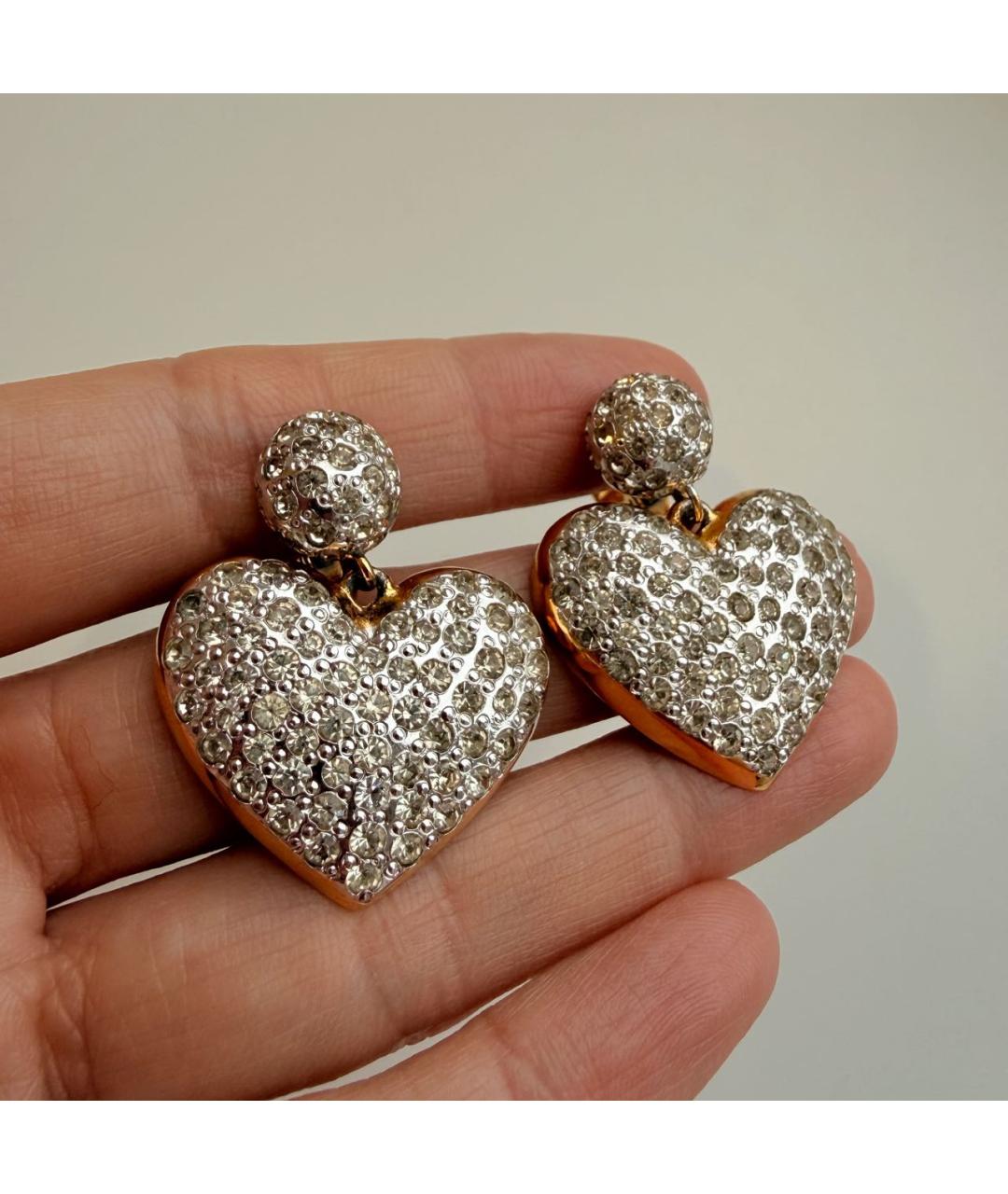 VALENTINO Золотые металлические клипсы, фото 3