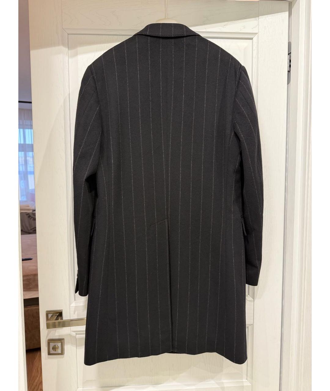 CORNELIANI Черное шерстяное пальто, фото 2