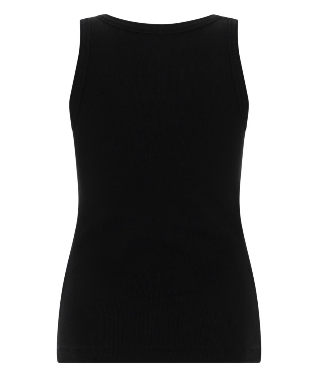 DIESEL Черная хлопковая майка, фото 2