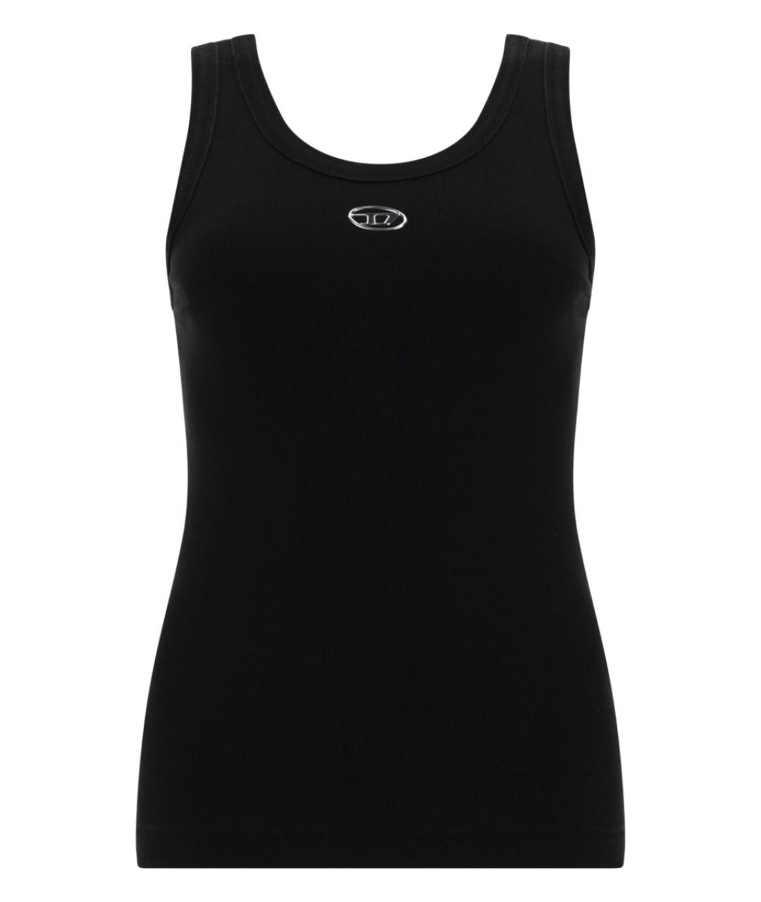 DIESEL Черная хлопковая майка, фото 1