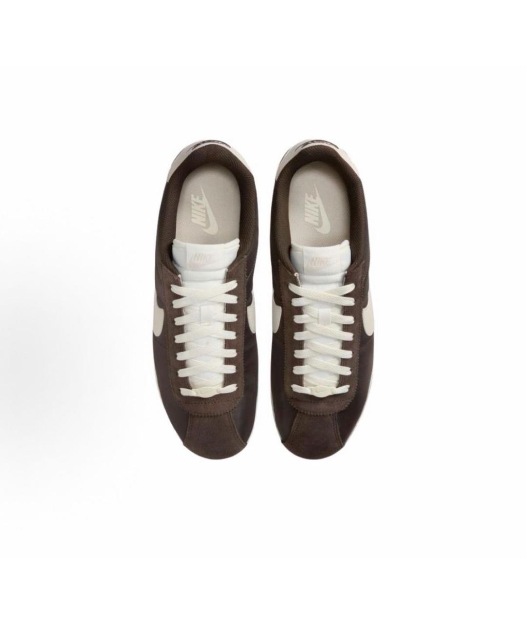 NIKE Коричневые текстильные кроссовки, фото 4