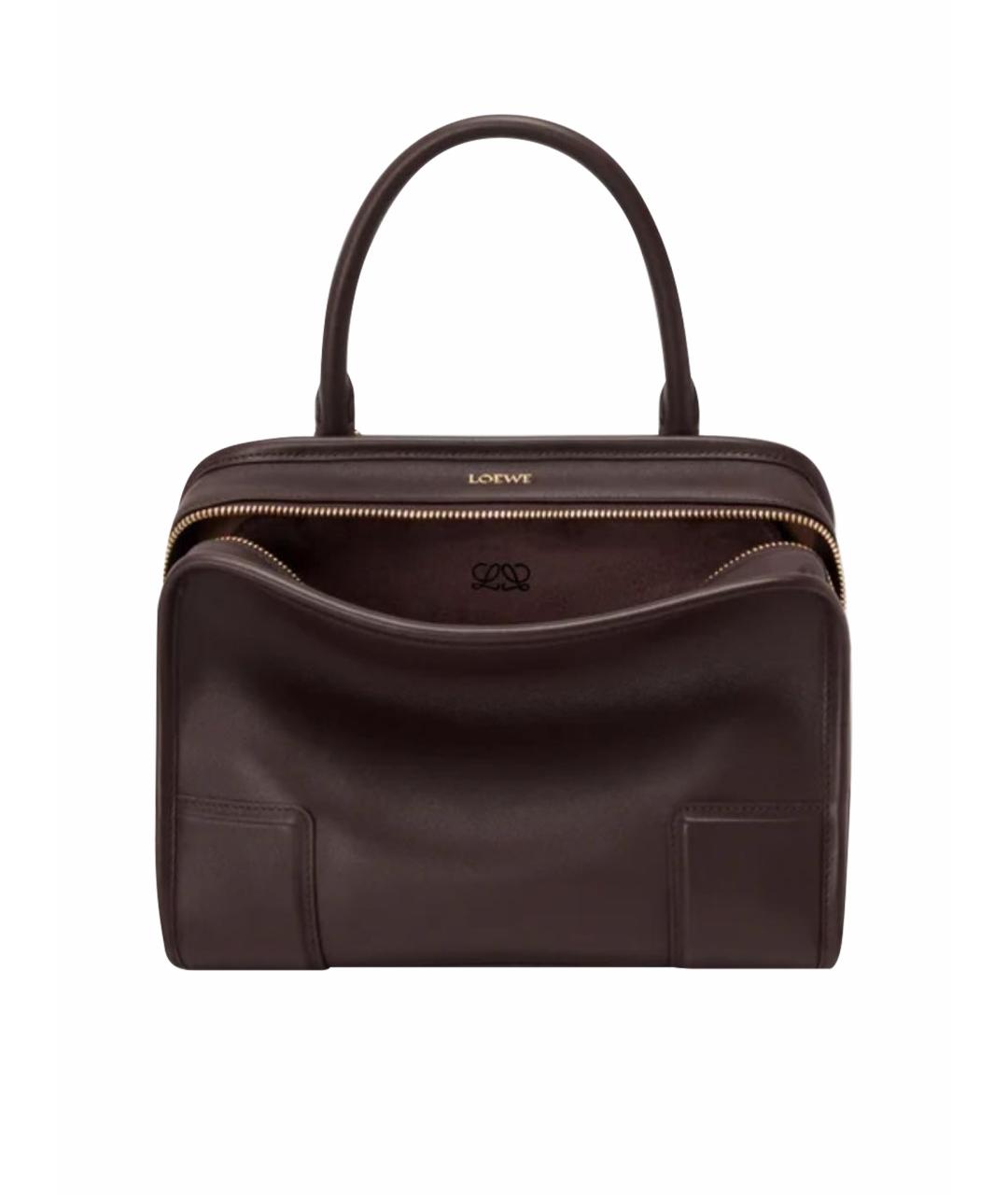 LOEWE Коричневая кожаная сумка тоут, фото 1