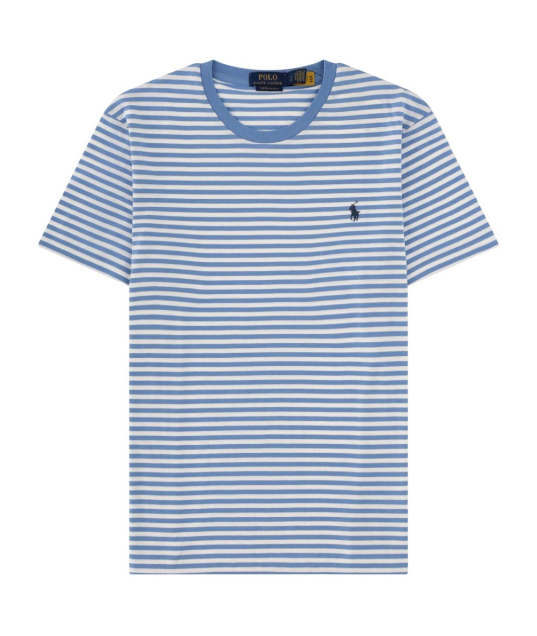 POLO RALPH LAUREN Синяя хлопковая футболка, фото 1