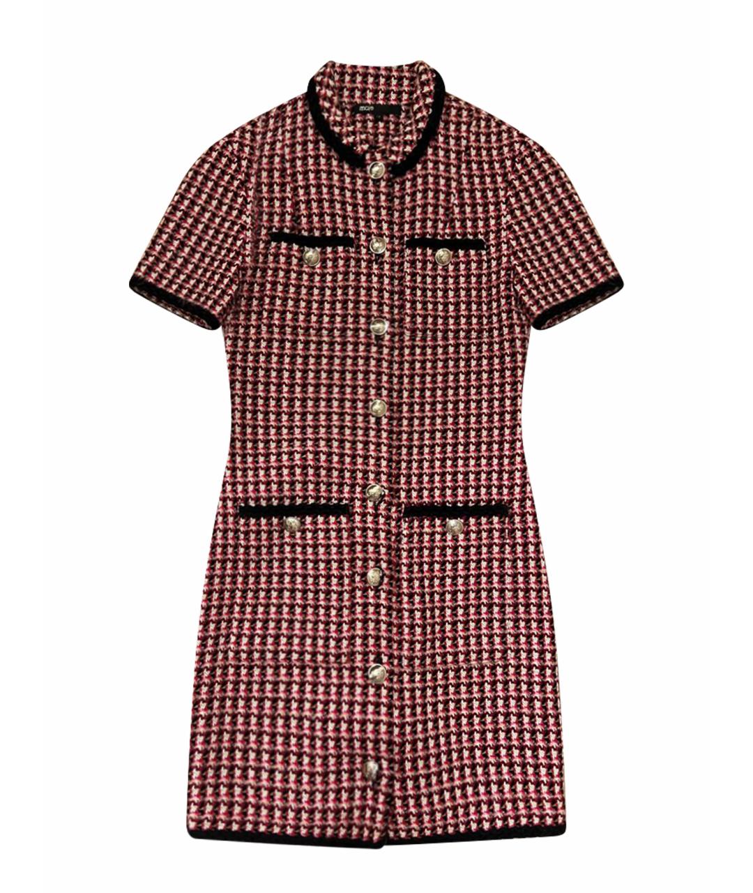 MAJE Красное повседневное платье, фото 1