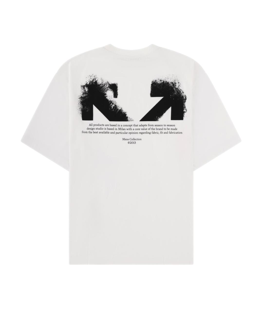 OFF-WHITE Белая футболка, фото 2